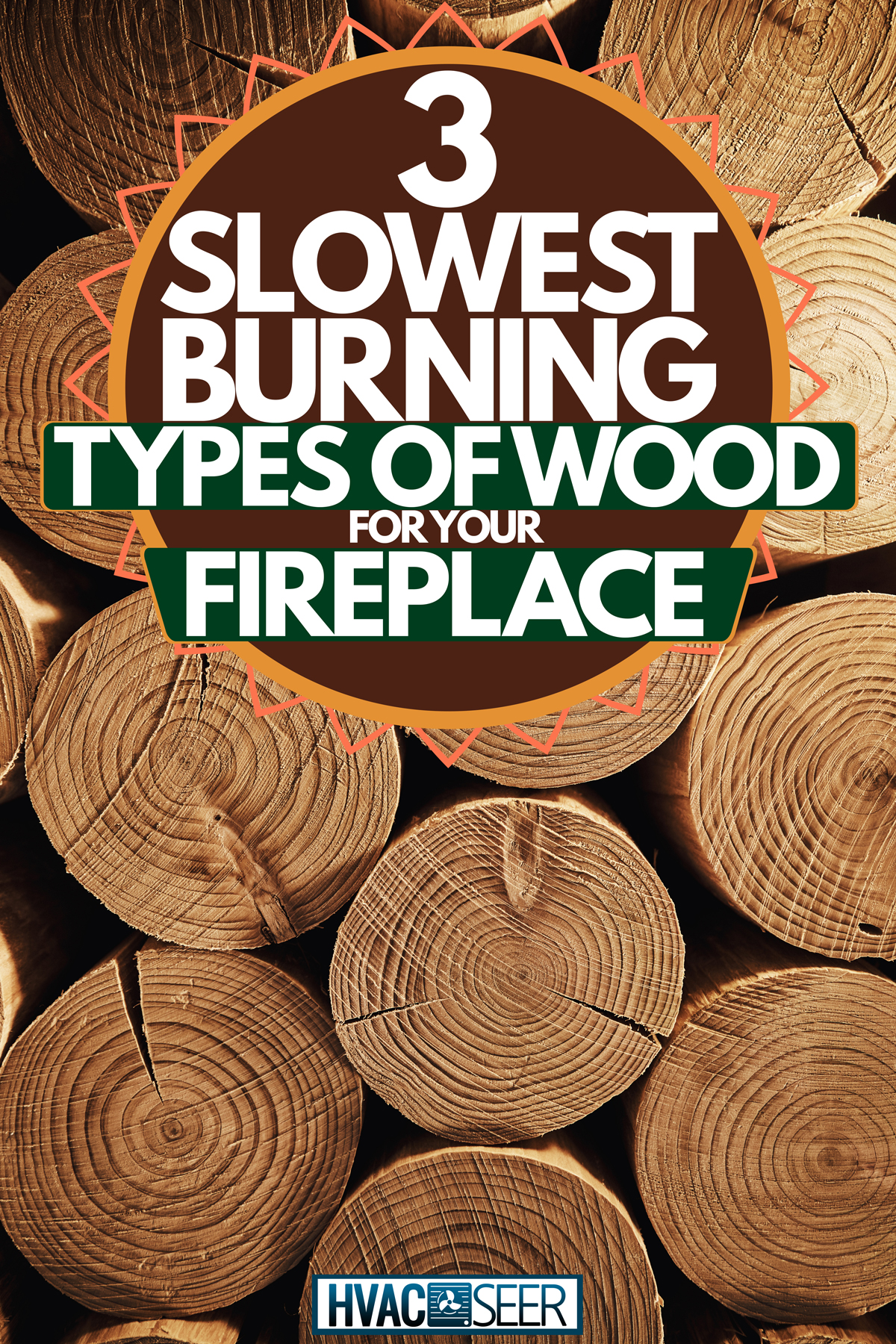 A seasoned oak firewood stacked for a kiln dry, 3 Slowest Burning Types of Wood for your Fireplace