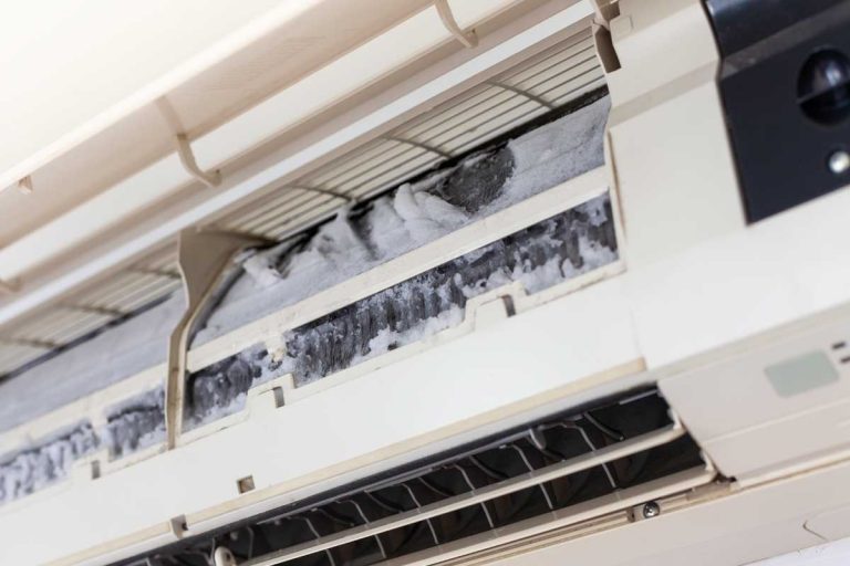 Ice clogging air conditioner caused by dirtiness of the air filter, Can You Pour Hot Water On A Frozen Air Conditioner?