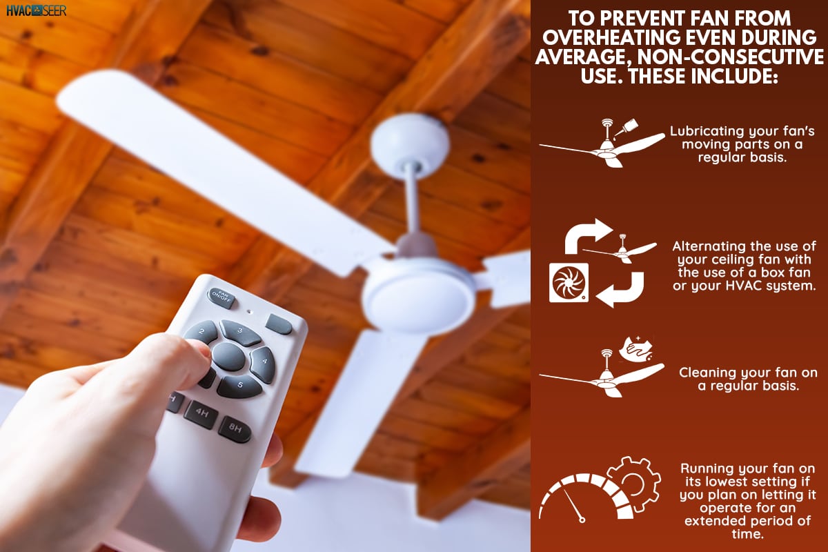 How Can You Prevent A Ceiling Fan From Overheating?