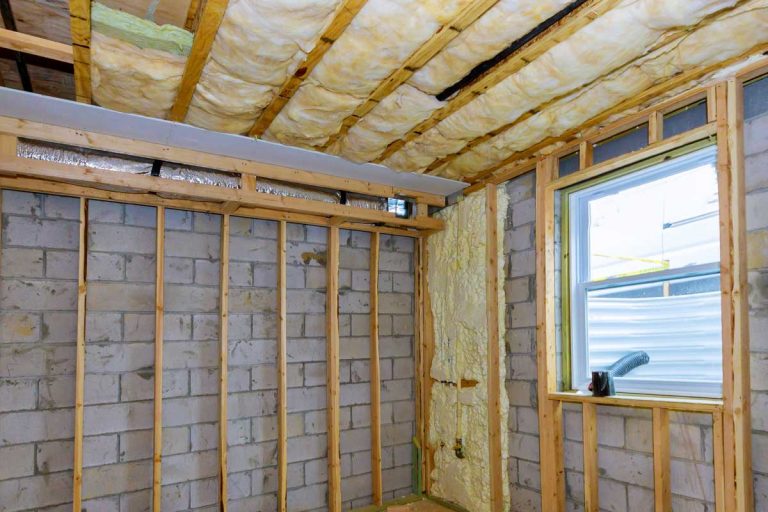 Underground under construction of basement foam for thermal insulation of walls of a wooden house, Does A Basement Ceiling Need Insulation?