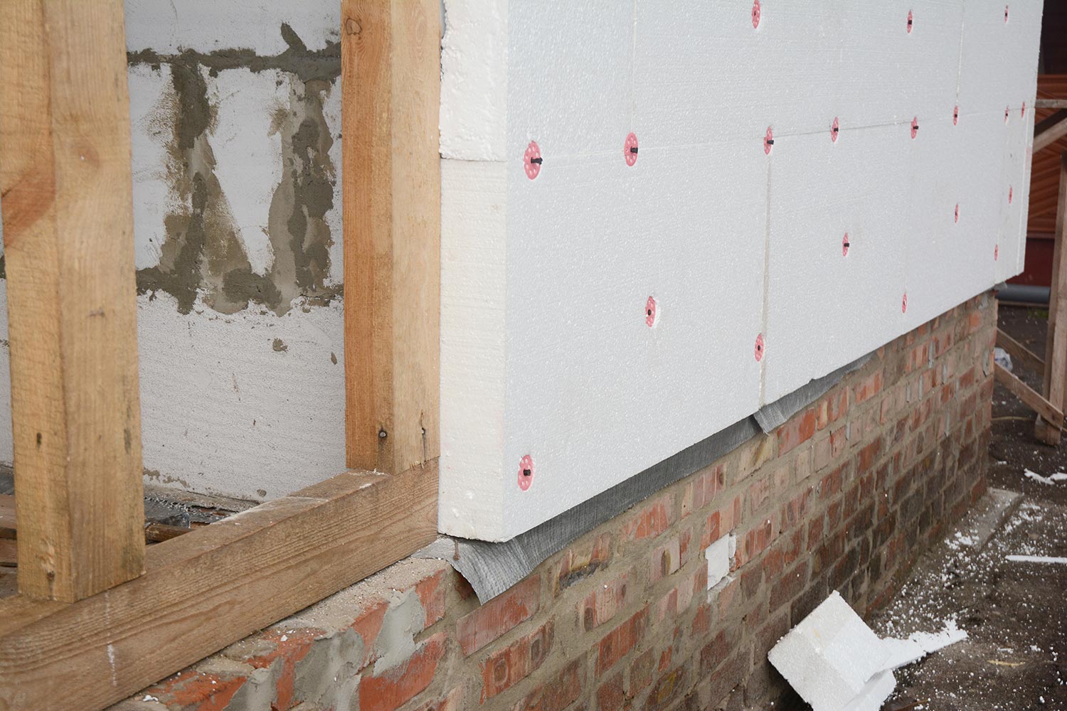 House rigid styrofoam insulation for energy saving