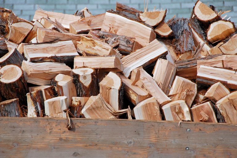 Chopped firewood stored in a container, Does Juniper Wood Burn Well And Can You Use It For Firewood?