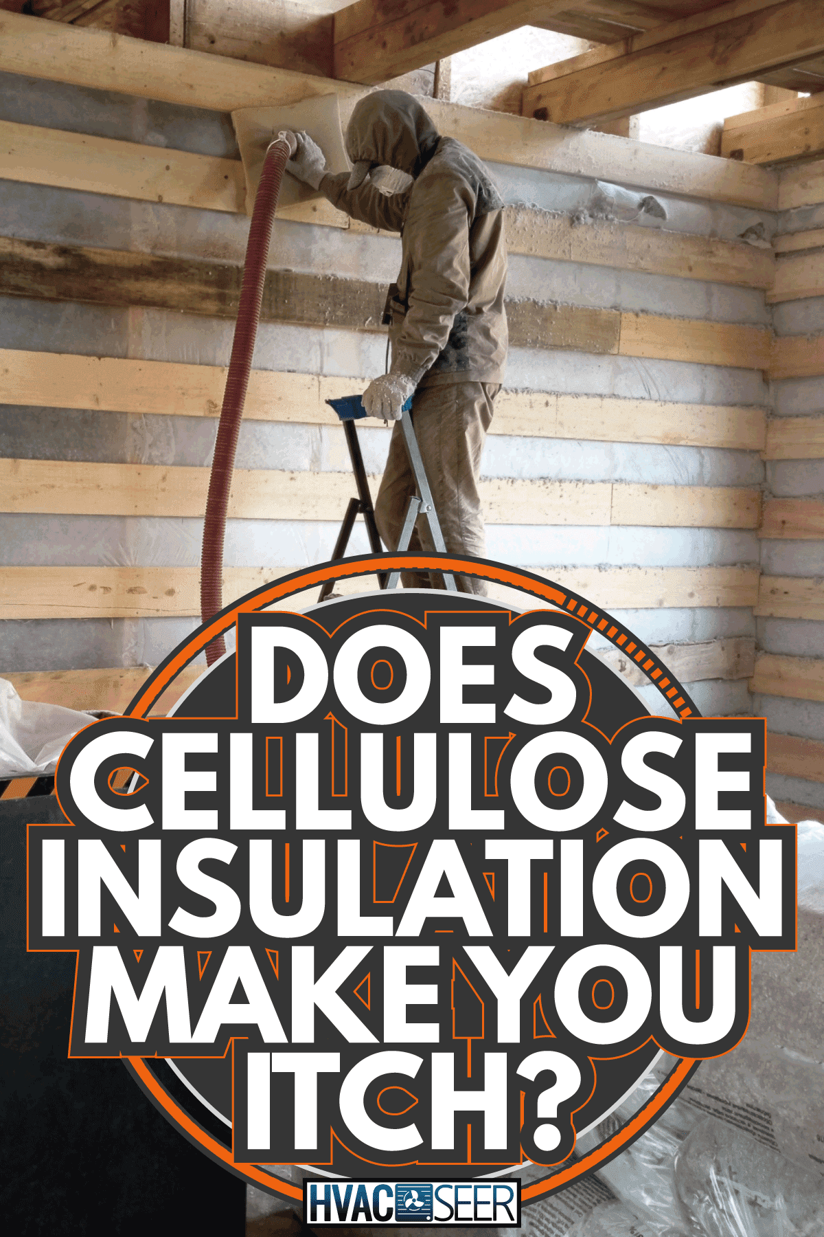 Wall insulation with cellulose insulation. Blowing into the walls through a hose. Does Cellulose Insulation Make You Itch