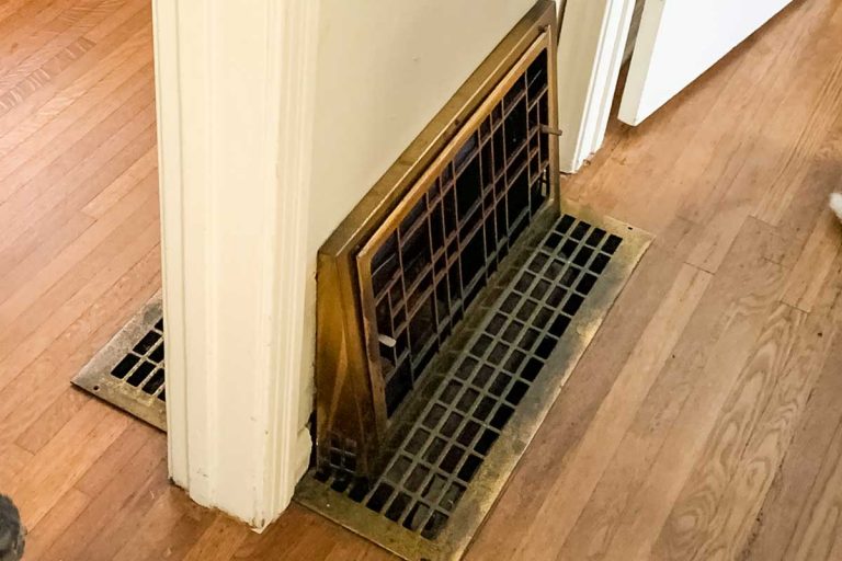 Old floor furnace of a home, How To Turn An Old Floor Furnace On And Off