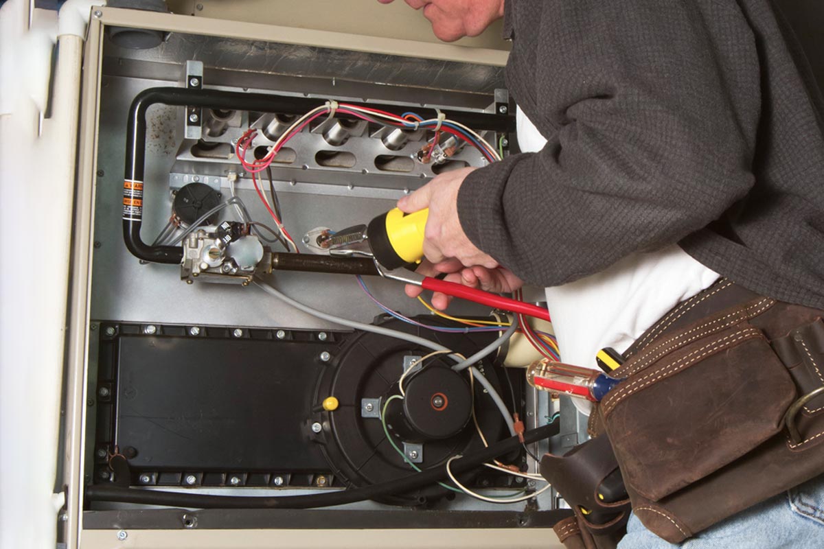 Worker troubleshooting furnace problems, How Big Is An Electric Furnace?
