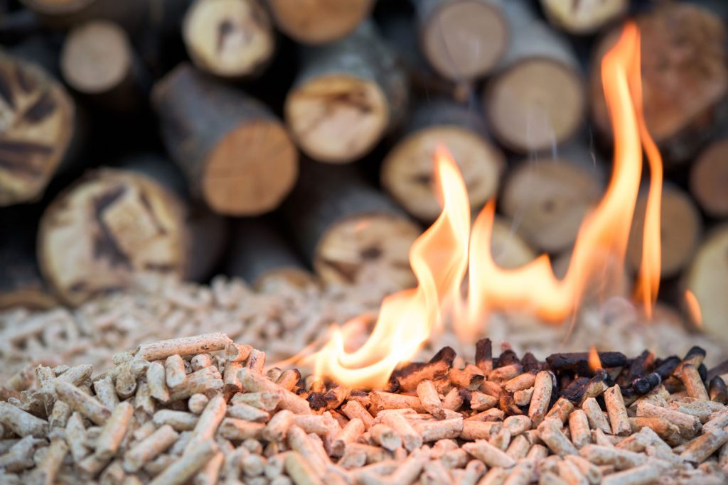 burning wood chip pellets a renewable source, What Do Pellet Stoves Burn?