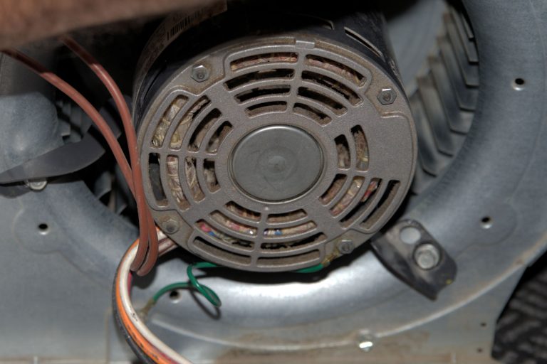 An up close photo of a furnace fan motor, Are Furnace Blower Motors Interchangeable?
