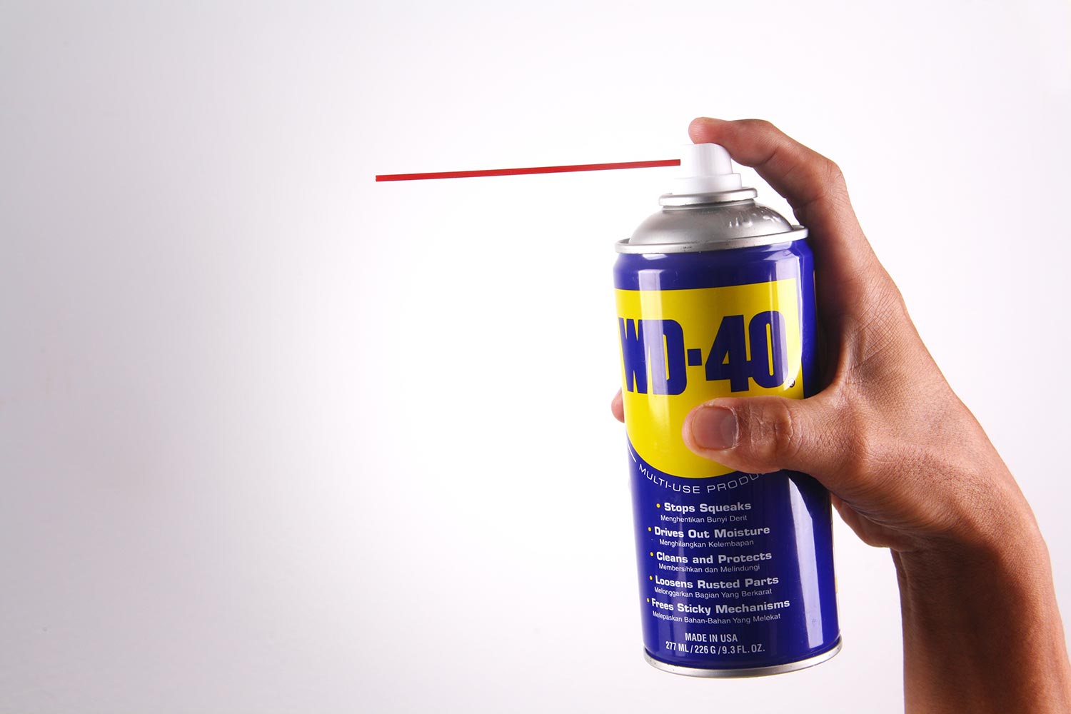 WD-40 Product for multi purpose use for rusty item