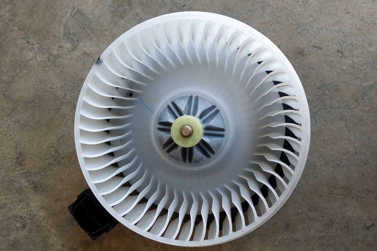 Car air conditioning motor blower