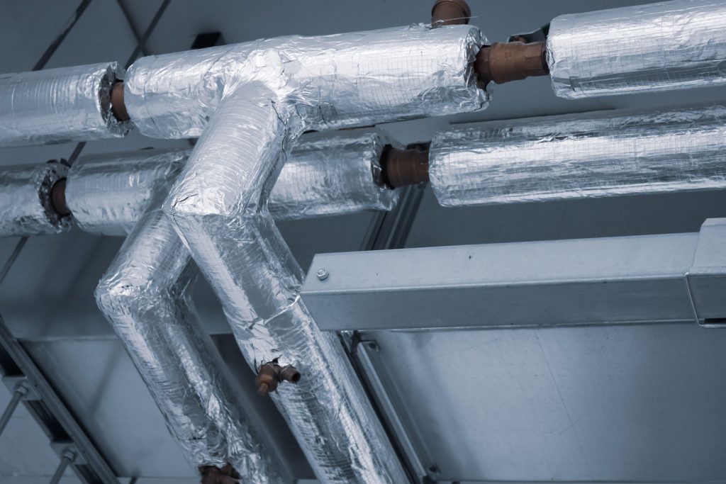 Insulated Ceiling Pipes