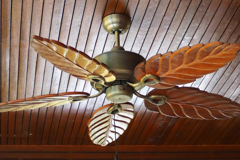 Leaflike wooden ceiling fan, How Much Does A Ceiling Fan Weigh?