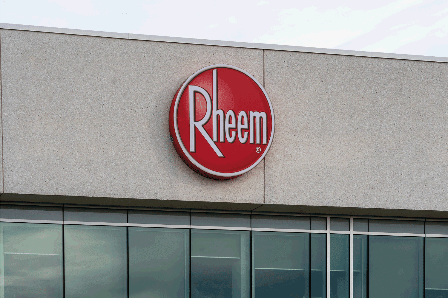 Rheem an American manufacturer that produces water heaters, boilers, HVAC equipment.