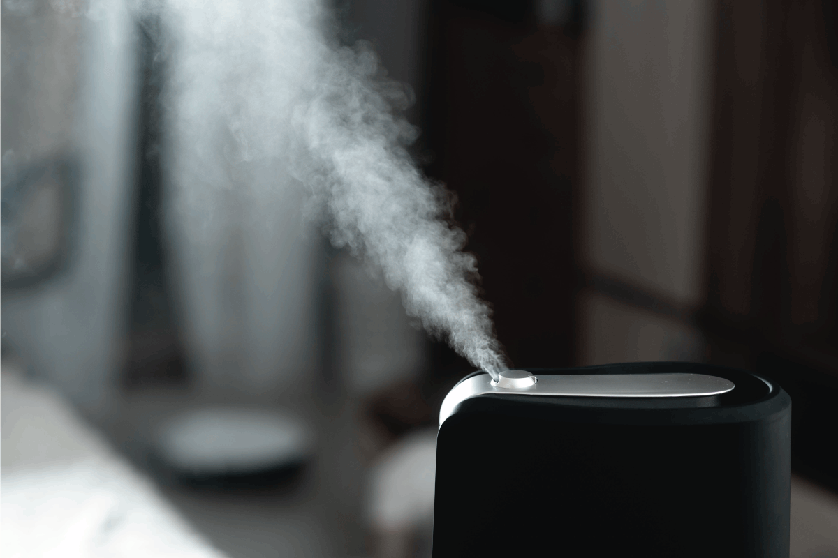 The steam from the humidifier at night from the dark black device. Homedics Humidifier Red Light Stays On - What To Do