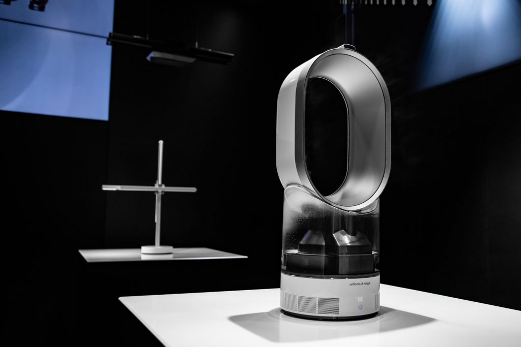 A Dyson Humidifier at an appliance show room