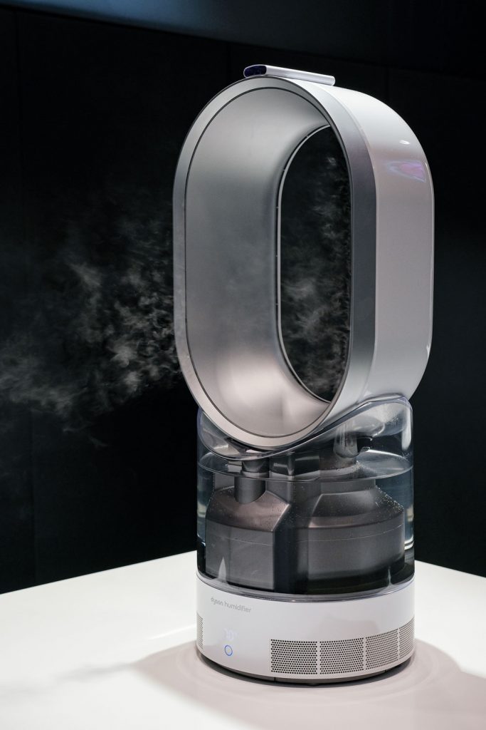 A humidifier at a Dyson showroom