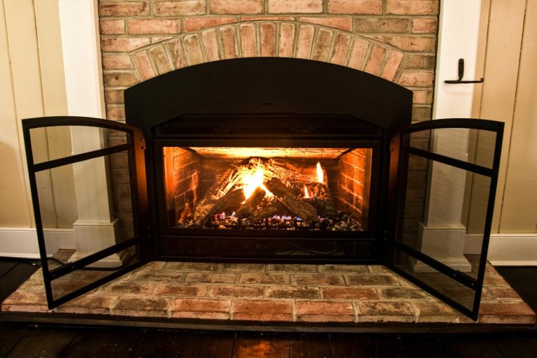 A gas fireplace provides warmth during cold winter months, How To Turn On A Gas Fireplace With And Without A Key