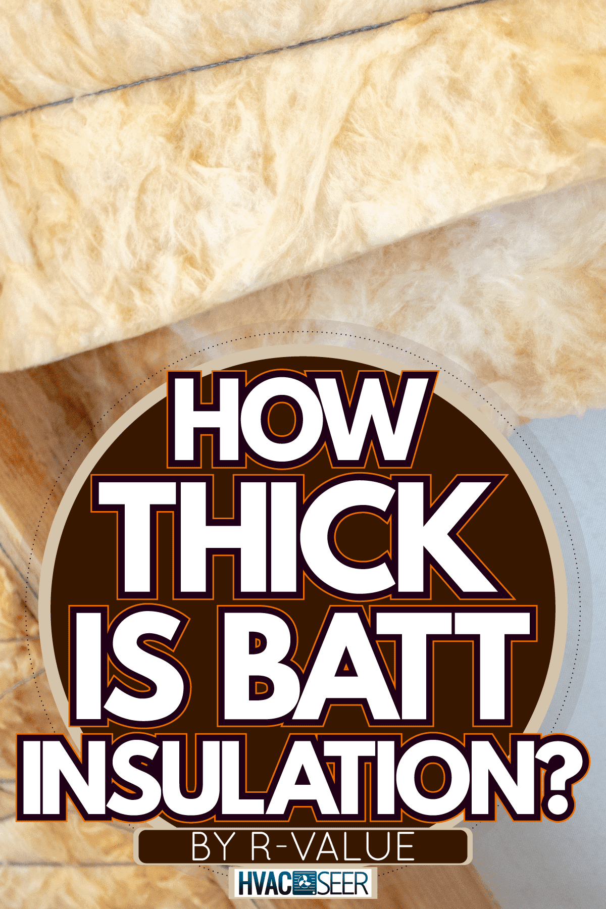 Batt insulation attached to the ceiling of a house, How Thick Is Batt Insulation? [By R-Value]