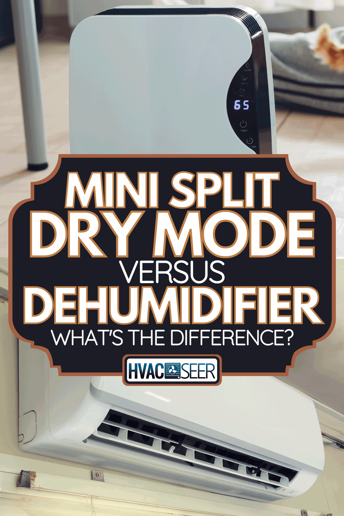 A comparison between Mini Slit and a Dehumidifier, Mini Split Dry Mode Vs. Dehumidifier: What's The Difference?
