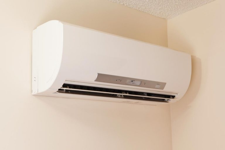A mini split air conditioning on the wall, Where Should A Ductless Mini Split Air Conditioner Be Installed?