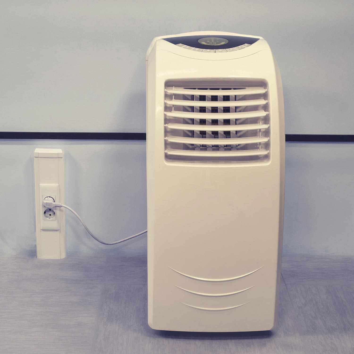 Portable air conditioner in the office