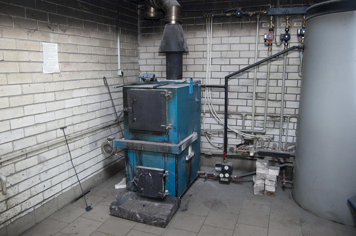 Furnace boiler room
