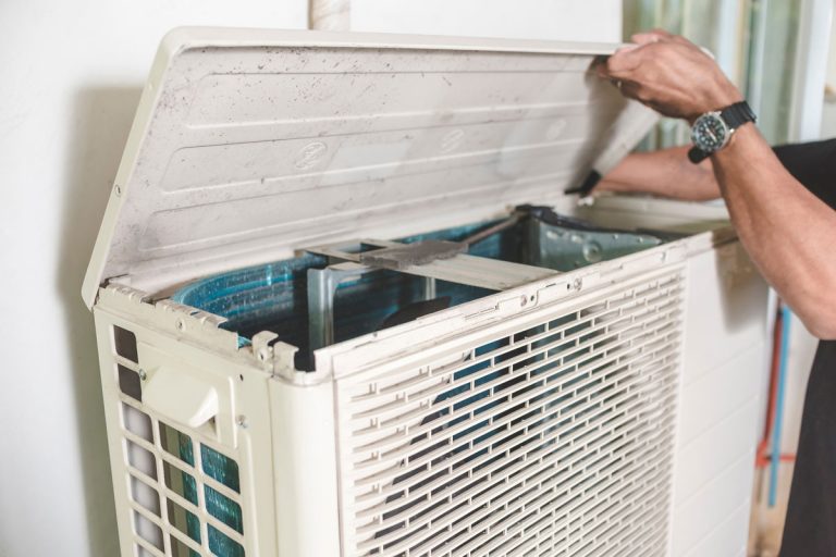 Open up the cover of an outdoor compressoor unit of a split type air conditioner, How To remove A Trane AC Cover?