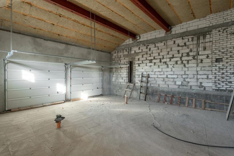 An overhaul and reconstruction of large garage for two cars, How Much Does It Cost To Insulate A Garage
