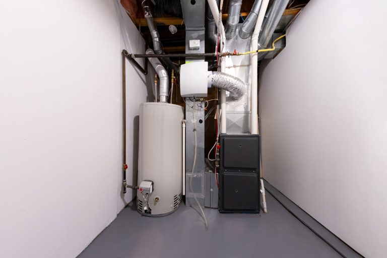 A home high efficiency furnace. Furnace Dual Stage Electronically Commutated Motors, How Much Space To Leave Around A Furnace?