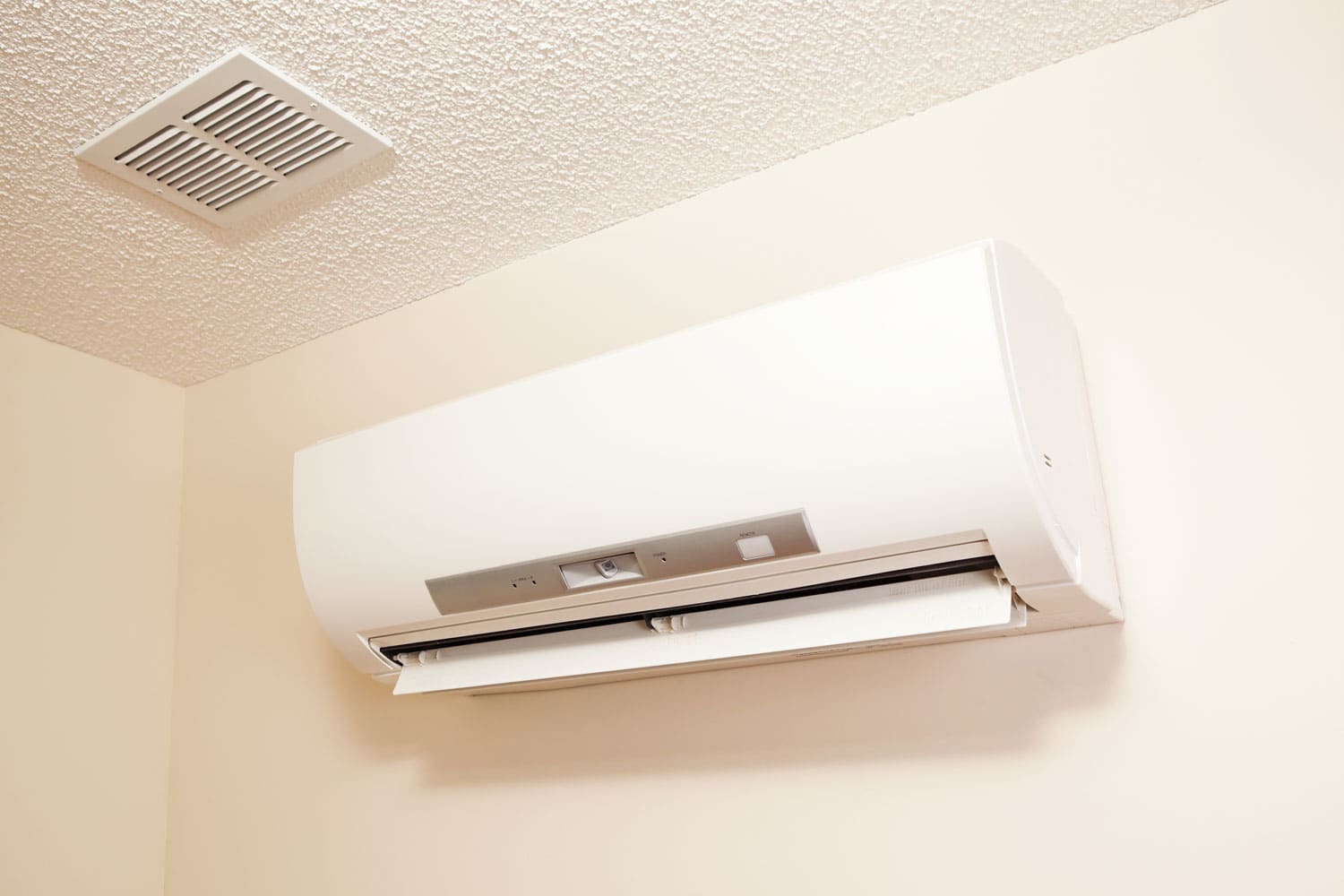 A mini split air conditioning unit