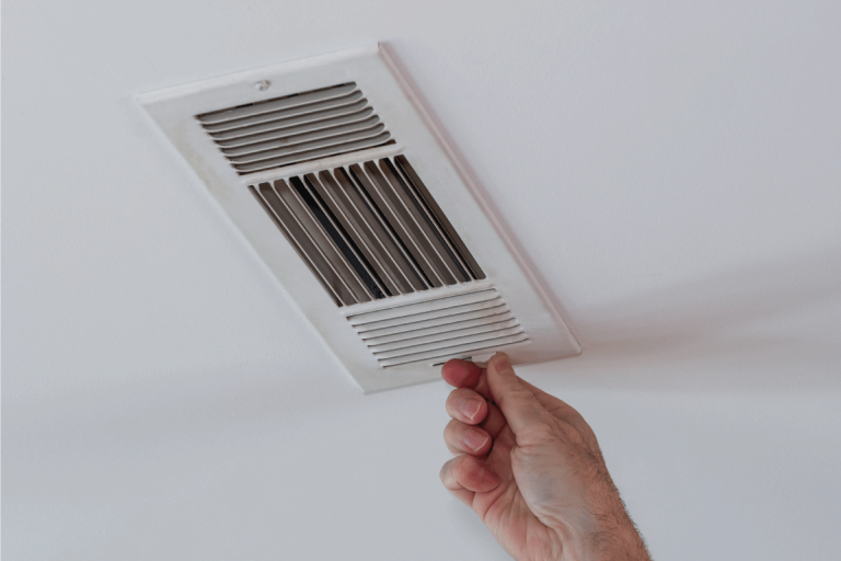 Air flow adjustment for overhead home heat and air conditioning ventilation duct. How To Stop Vents From Whistling