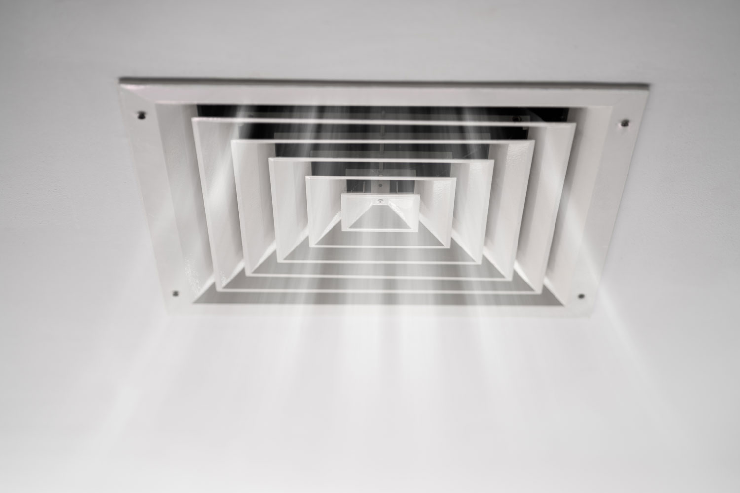 Air vent inside a house