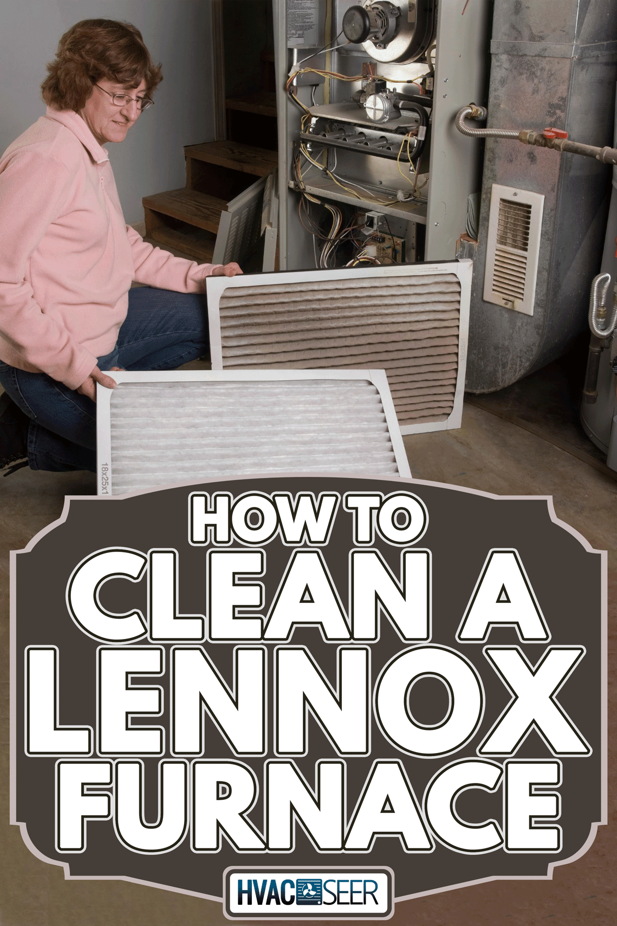 Natural gas furnace in the basement of a Midwestern home, How To Clean A Lennox Furnace