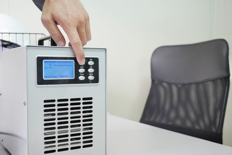 Ozone generators placed on the table in office room to cleaning and disinfection during corona-virus epidemic - How To Use Ozone Generator In Your Home