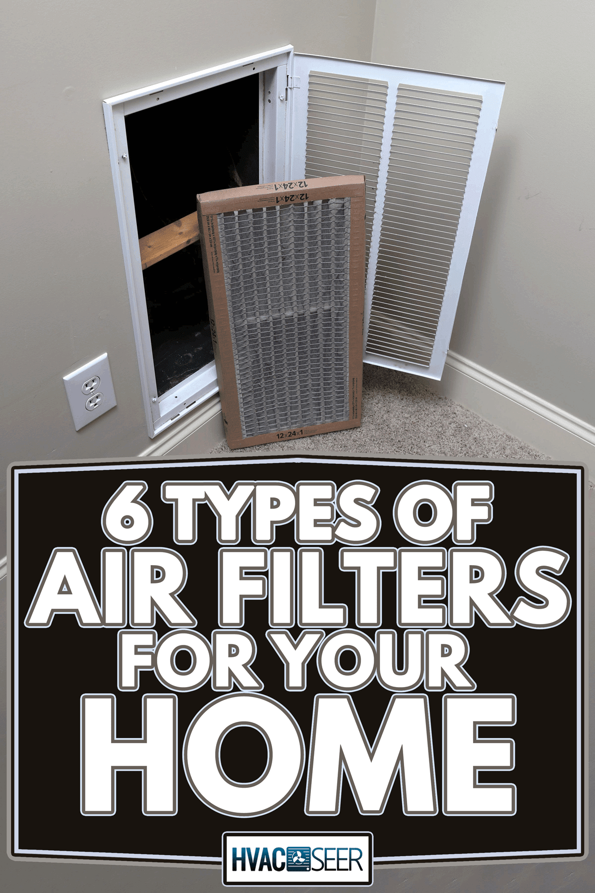 Replacing dirty air filter for air conditioner system maintenance, 6 Types Of Air Filters For Your Home