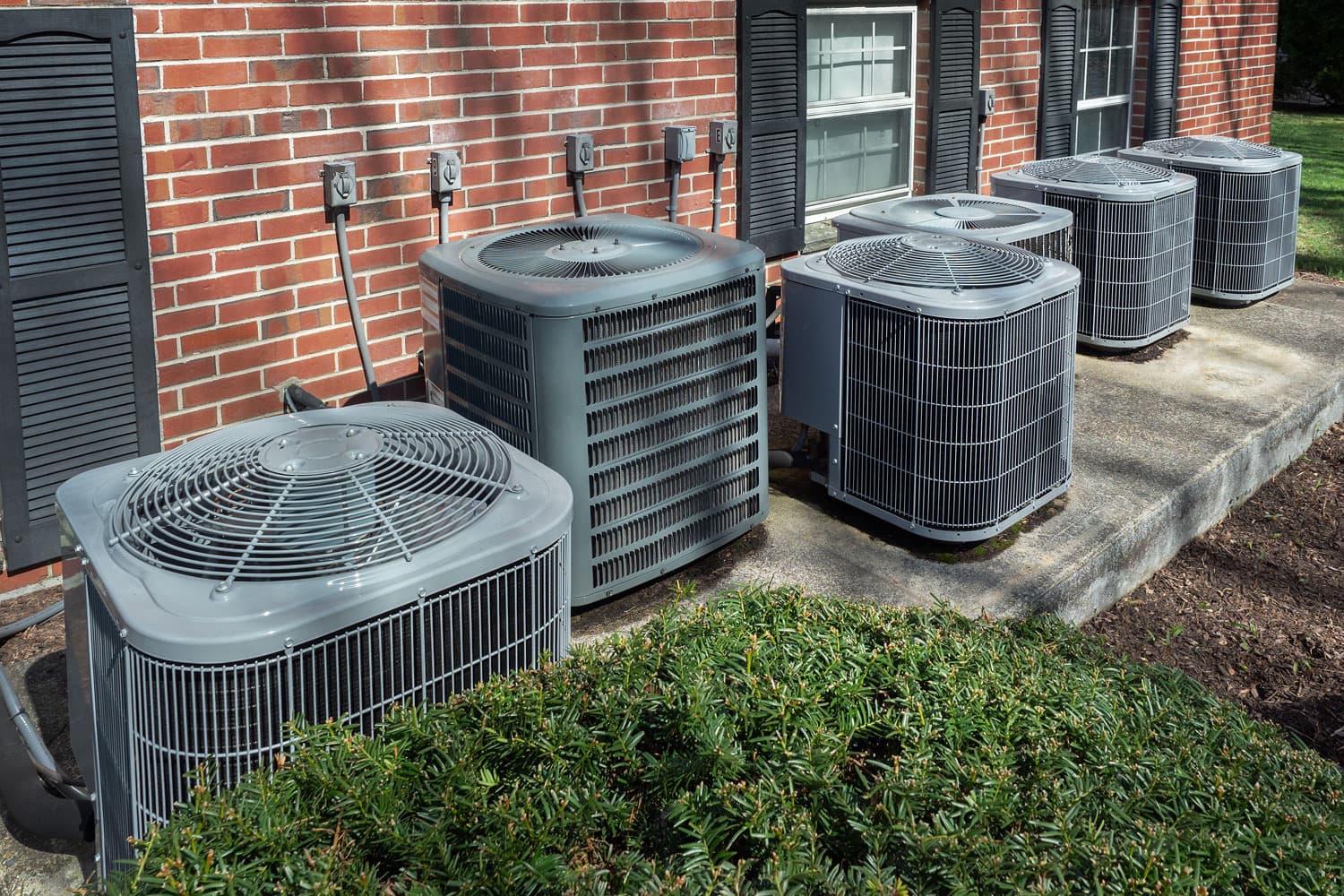 AC units outside a commercial building