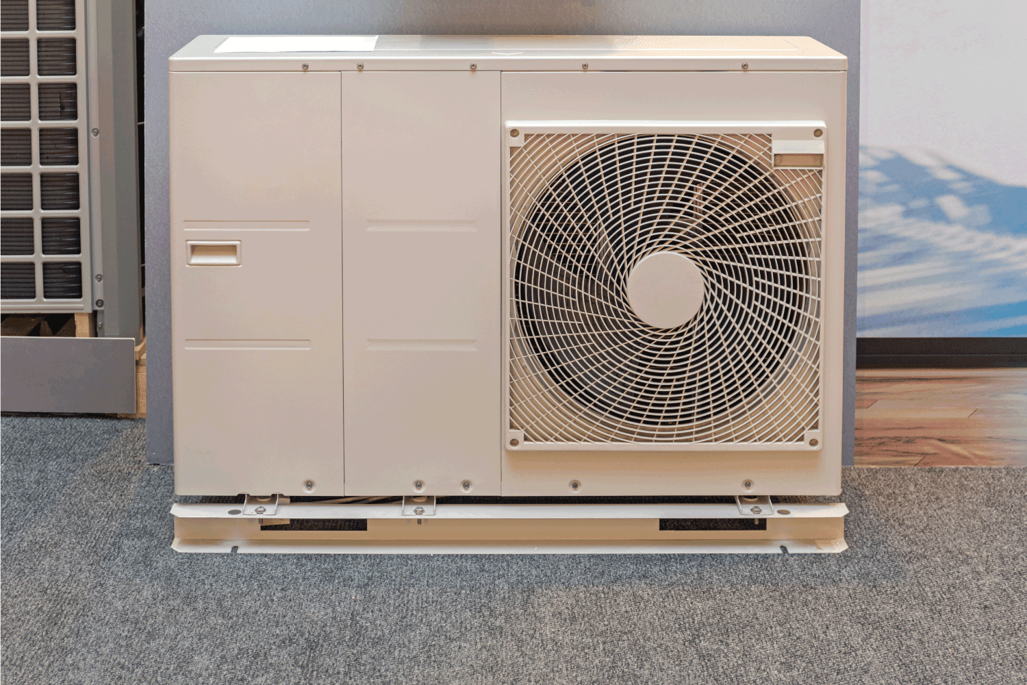 Big Air Conditioner Hvac Exterior Unit Box