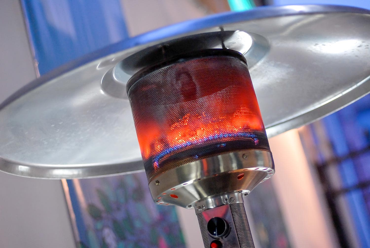 Design stainless steel metal gas burning indoor patio heater