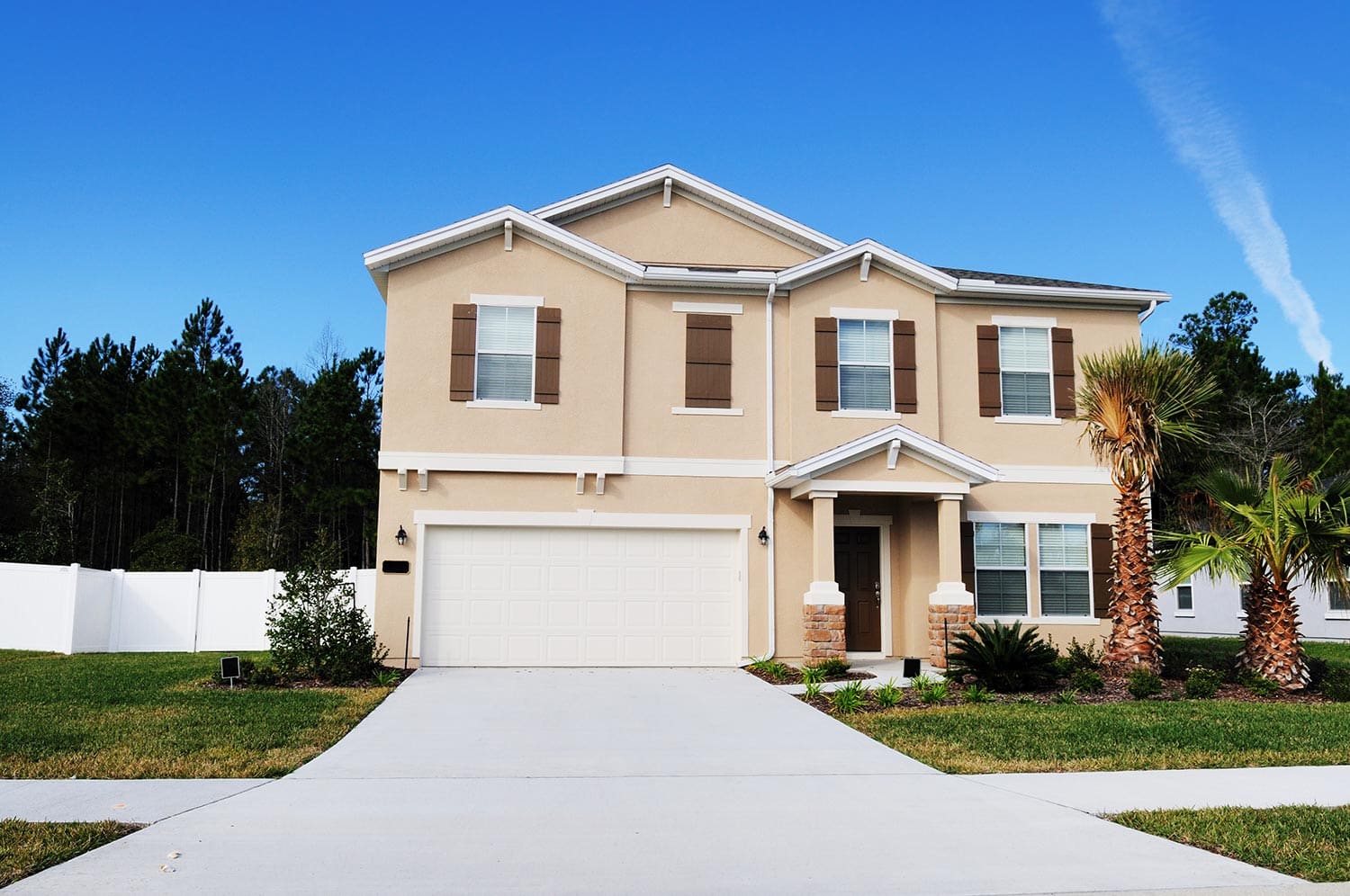 Modern florida real estate single family home