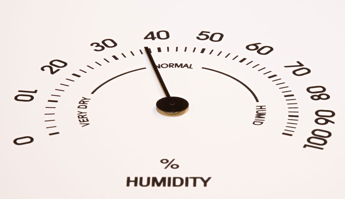 A humidity gauge