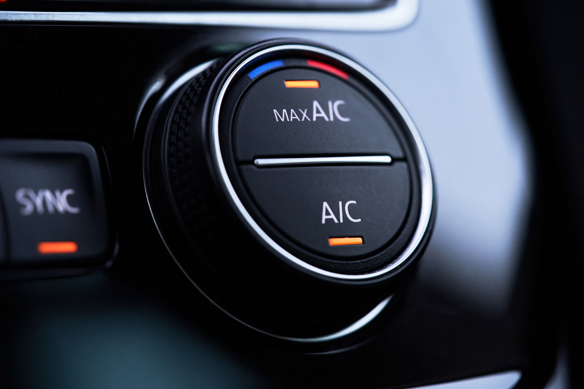 Car air conditioning knob