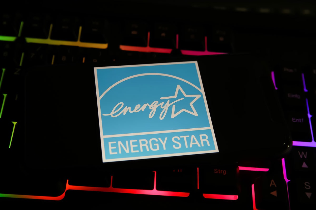 Energy star saver sticker