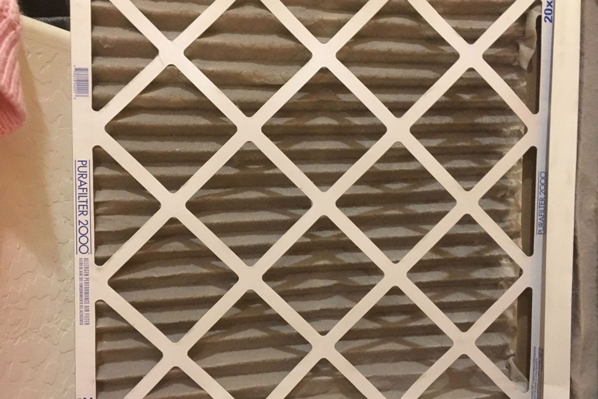 Furnace air filter