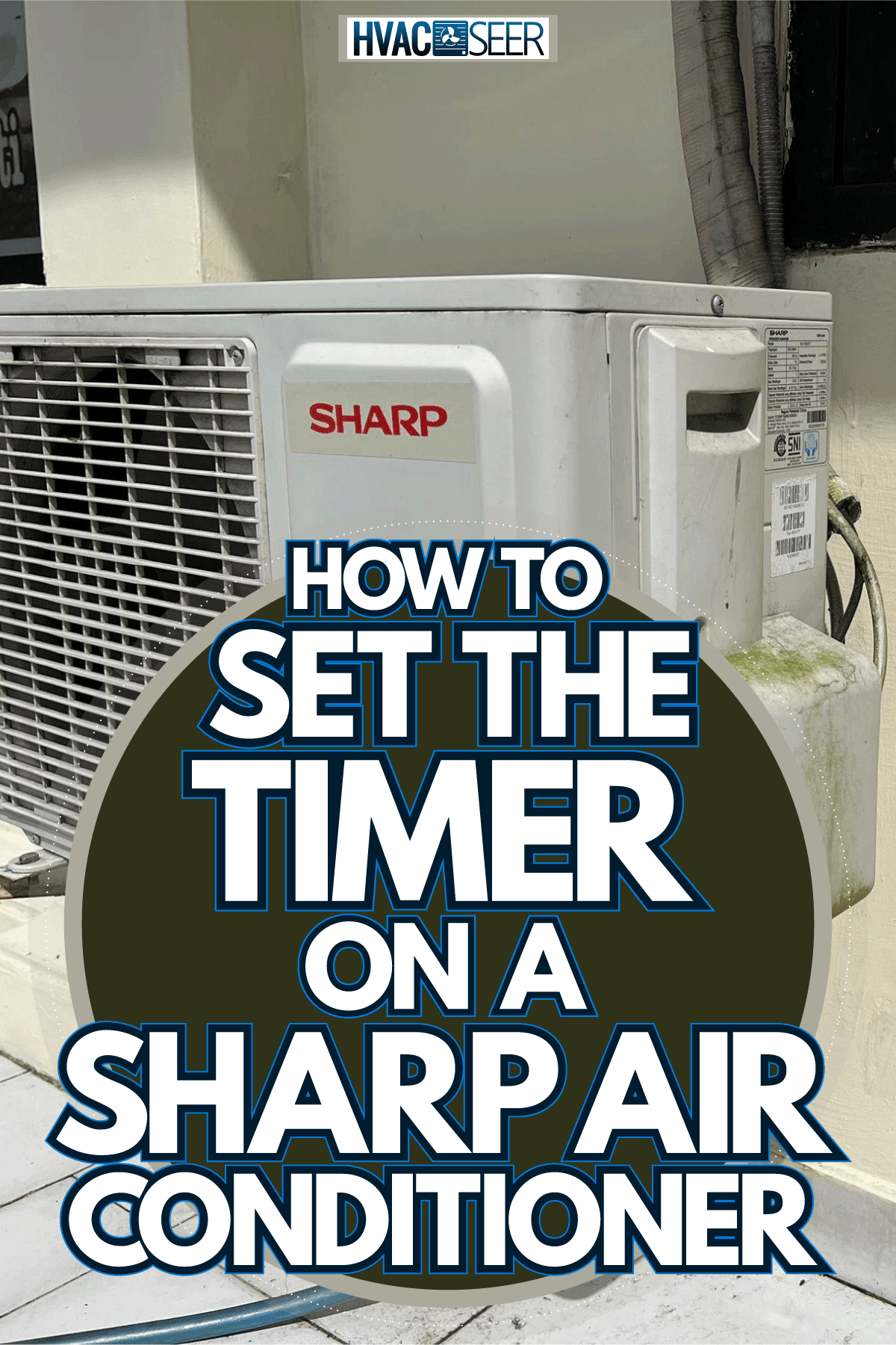 Sharp air conditioner mounted on reinforce metal bracket, How To Set The Timer On A Sharp Air Conditioner