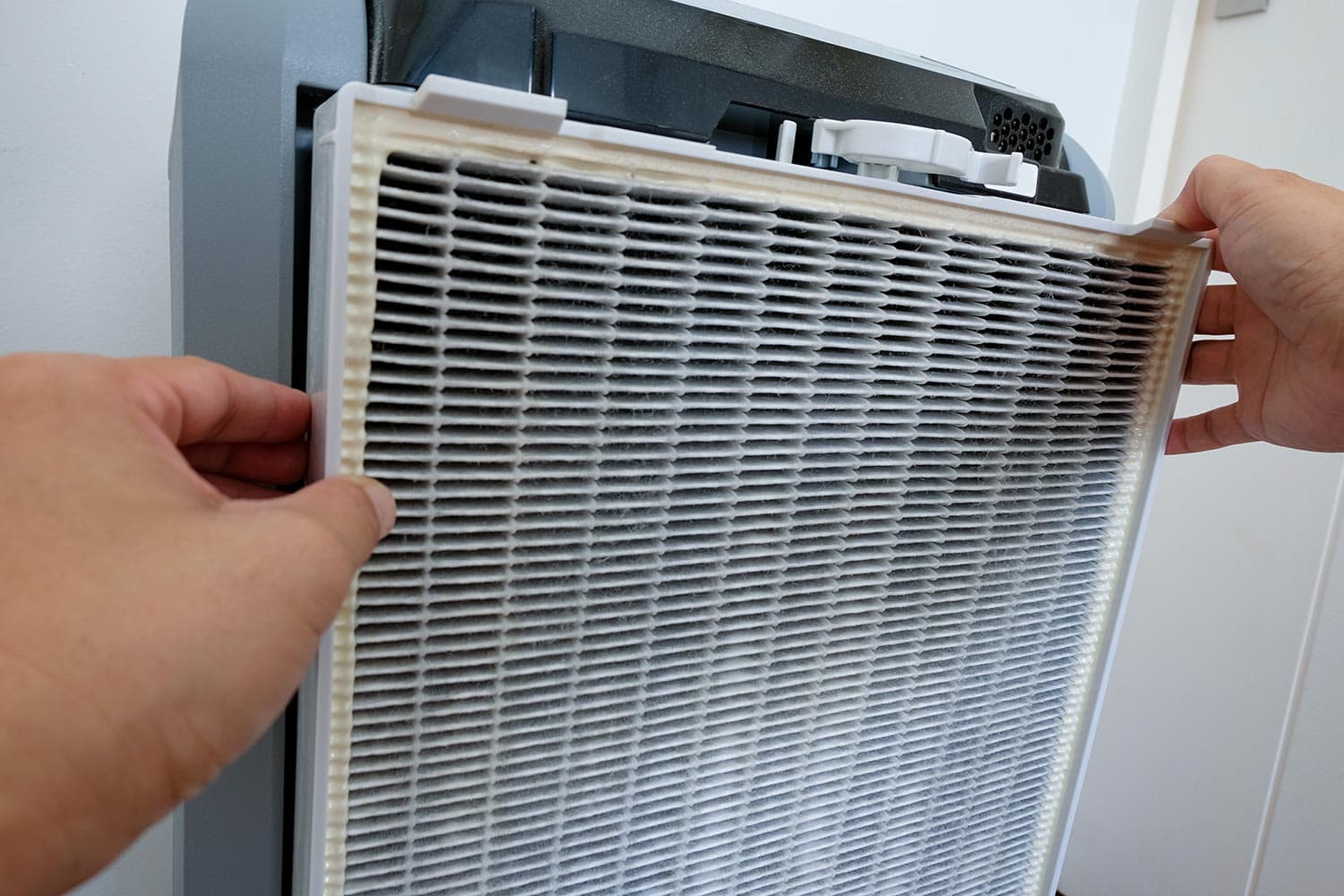 Replace and clean the hepa filter