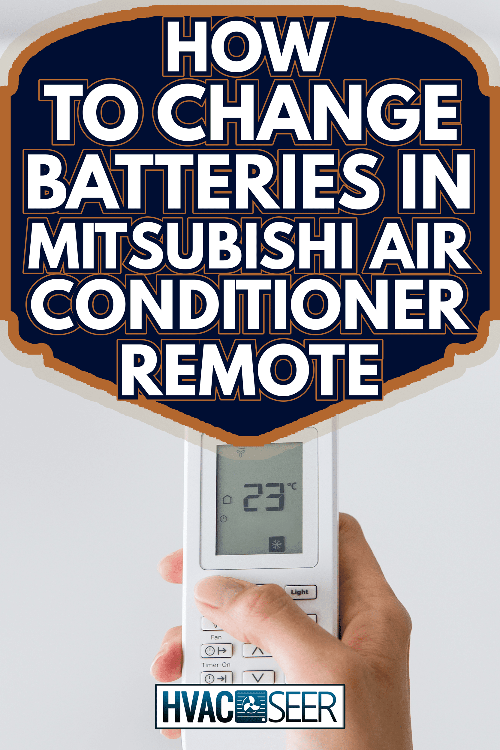 Split air conditioner on a white wall - How To Change Batteries In Mitsubishi Air Conditioner Remote