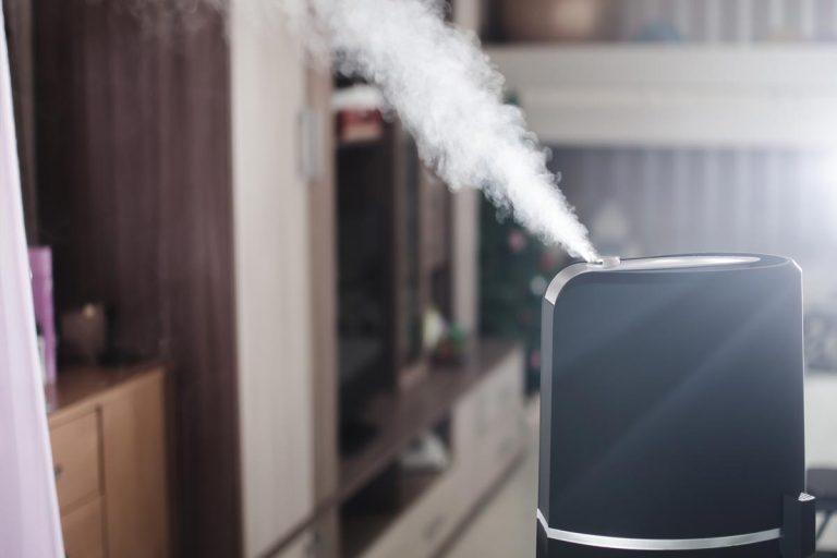 A steam from the humidifier in the room, How Close Should Humidifier Be To Baby?
