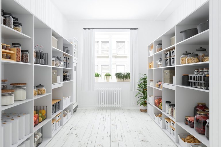 Storage Room With Organised Pantry Items, Non-perishable Food Staples, Preserved Foods, Healty Eatings, Fruits And Vegetables, Does A Storage Room Need Ventilation?
