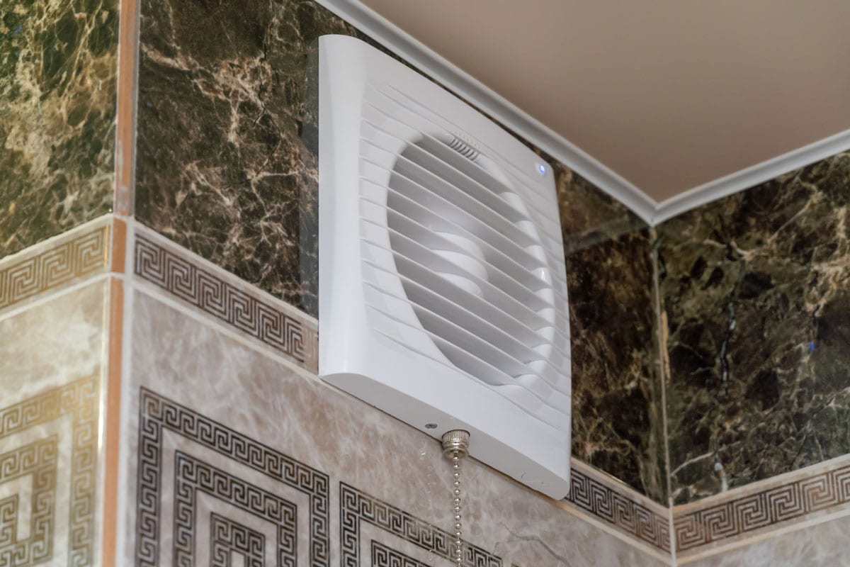 Ventilation system of the bathroom Fan for bath