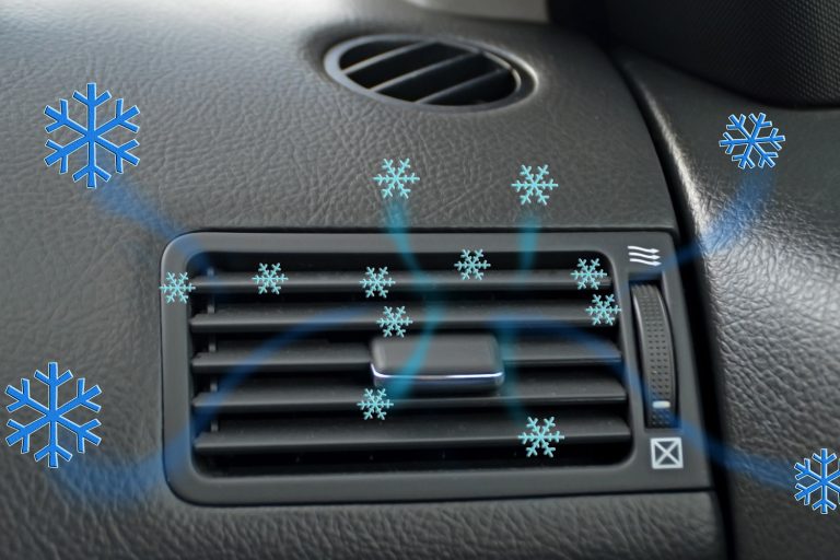 air conditioner air condition car techonolgy cooling snowflakes air flow background - Car Air Conditioner Works Intermittently—What's Wrong