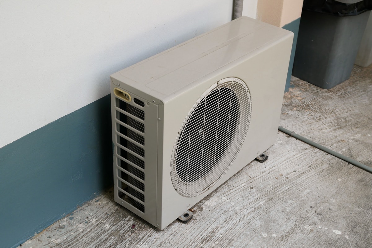 An air conditioning inverter in the living room